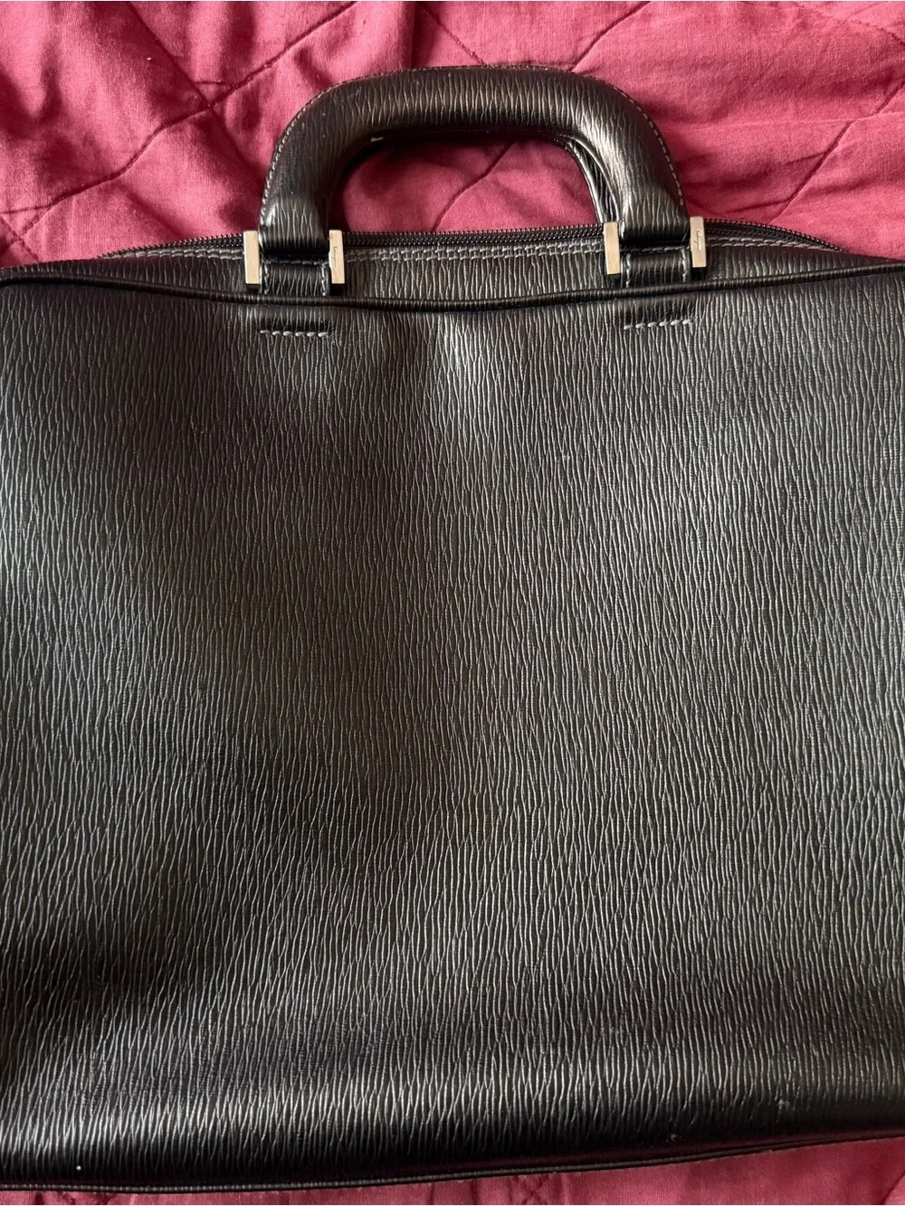 Salvatore Ferragamo CREATIONS Leather Briefcase